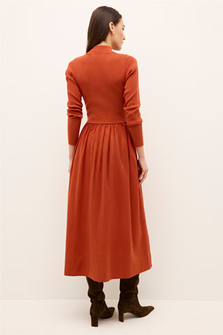 Marie Oliver Barrett Dress, Russet