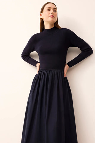 Marie Oliver Barrett Dress, Navy