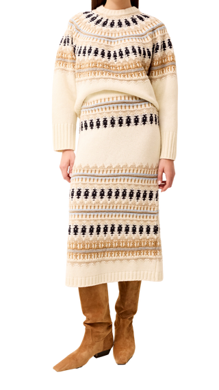 Marie Oliver Gioia Skirt, Snowflake