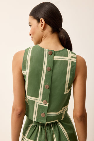 Marie Oliver Fallon Top, Court