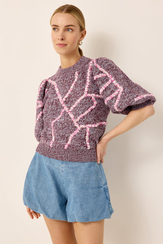 Marie Oliver Gail Top, Brandy Wine