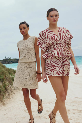 Marie Oliver Zebbie Skirt, Turtledove