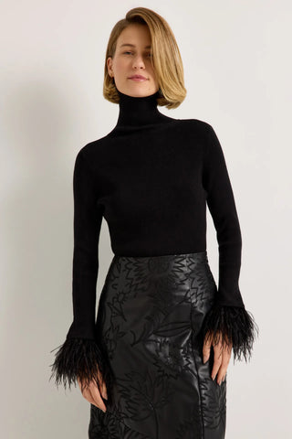 Marie Oliver Tucker Top, Black