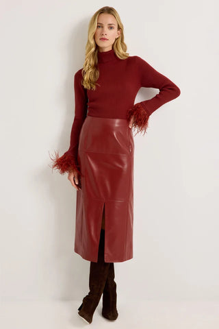Marie Oliver Tucker Top, Auburn
