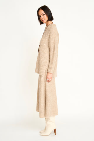 Mirth Estes Knit Skirt, Wheatfield