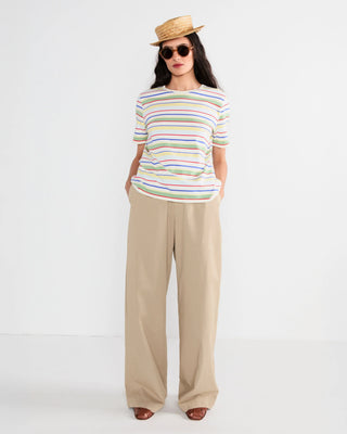 Kule The Modern Tee, Rainbow Multistripe