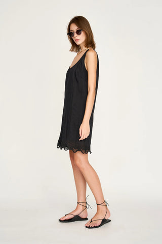 Mirth Nador Dress, Black Lotus Eyelet