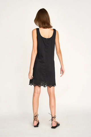 Mirth Nador Dress, Black Lotus Eyelet