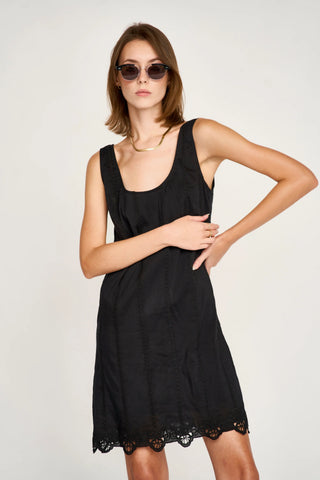Mirth Nador Dress, Black Lotus Eyelet