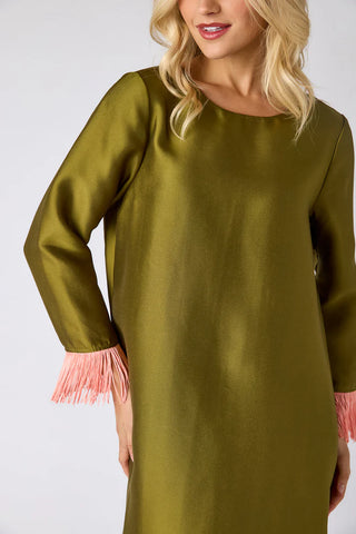 Crosby Drewry Dress, Olive