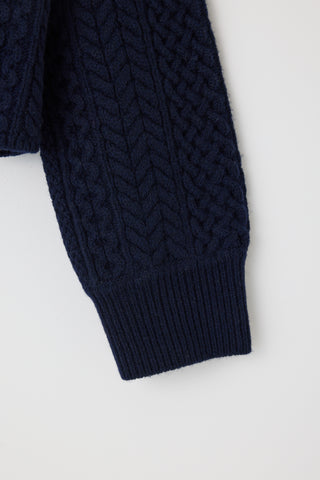 Moussy Vintage MV Panel Cable Po, Navy