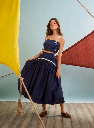 Hunter Bell Allegra Skirt, Deep Sea