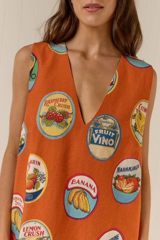 Palm Noosa Louis Mini Dress, La Fruta