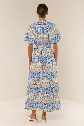 Palm Noosa Carla Dress, Lagoona Tile