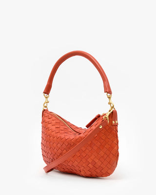 Clare V. Petit Moyen Messenger Medium Woven, Saltillo
