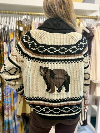 The Great The Bear Lodge Cardigan, Black