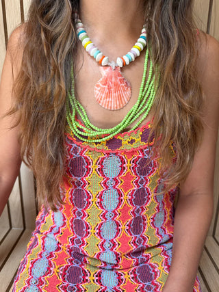 Twine & Twig Classic Shell Necklace, Paradise