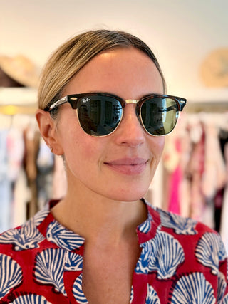 Ray-Ban Clubmaster Sunglasses, Tortoise
