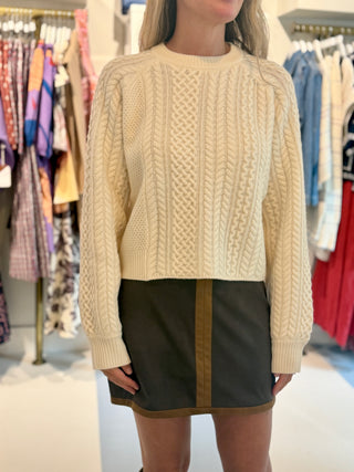 Moussy Vintage MV Panel Cable Po, Ivory