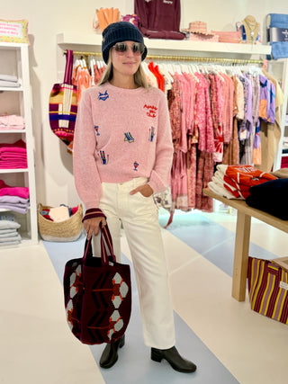 Guanabana Daphne Cala Bag, Fuchsia & Orange