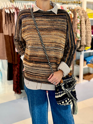 Frank & Eileen Monterey Rolled Neck Sweater, Harvest