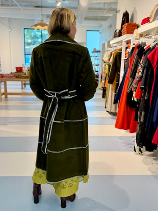 Marie Oliver Chloe Coat, Juniper Green