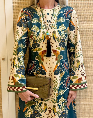 Hunter Bell Townes Dress, Birds of a Feather Navy