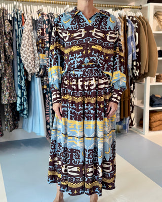 Carolina K Lari Skirt, Dragon Horse Blue