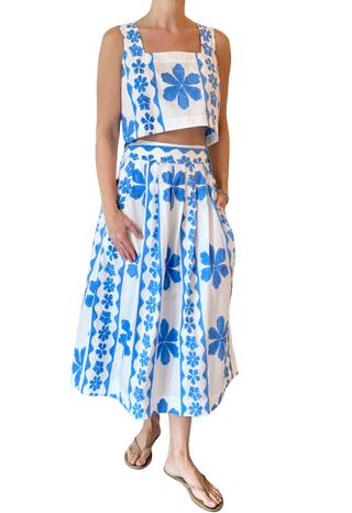 Marea Carsyn Skirt, Sea Dahlia Floral