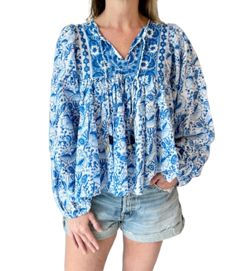 Bell Aria Top, Blue Print