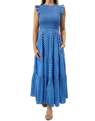 Pink Chicken Sen Dress, Blue Tear Drop