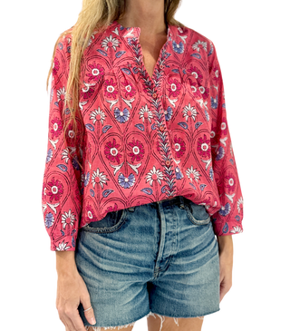 Lola Texas Shirt, Hindi Raspberry