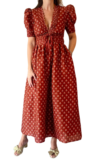 Lovaan Boehm Dress, Auburn Rose