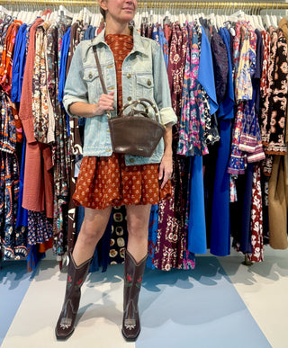 Loeffler Randall Wilder Cowboy Boot, Espresso