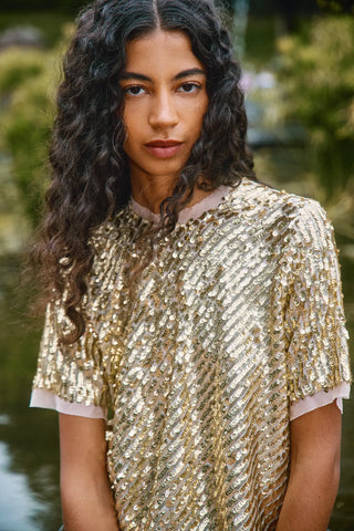 Hunter Bell Pixie Top, Gold