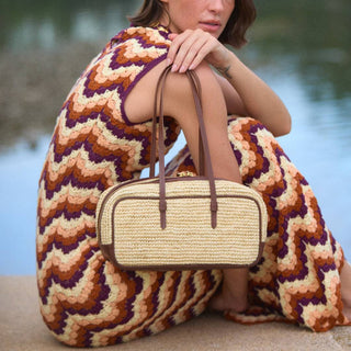 Poolside The Bowler Bag, Natural
