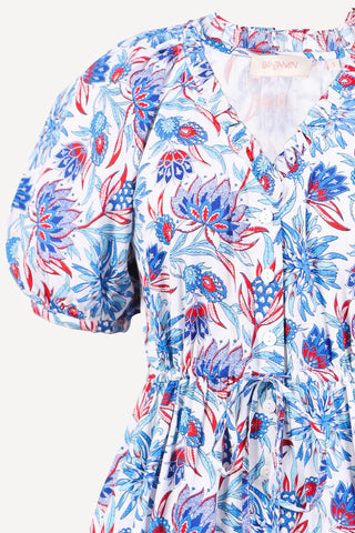 Banjanan Poppy Dress, Philippa Azure