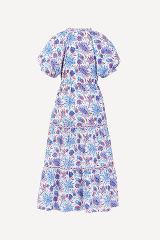Banjanan Poppy Dress, Philippa Azure