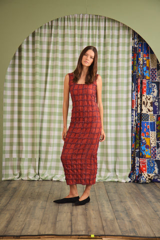 Hunter Bell Portia Dress, Terracotta