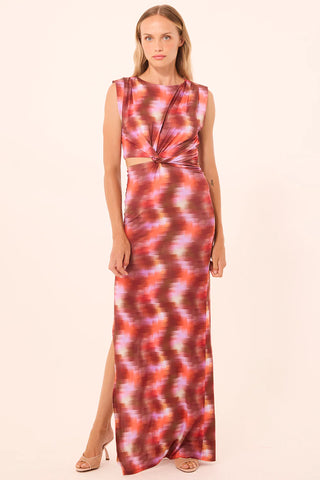 Misa Yvette Dress, Pixelated Wave