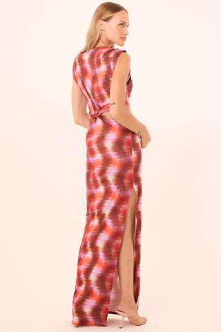 Misa Yvette Dress, Pixelated Wave