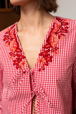 Anna Cate Jane Top, Picnic Plaid