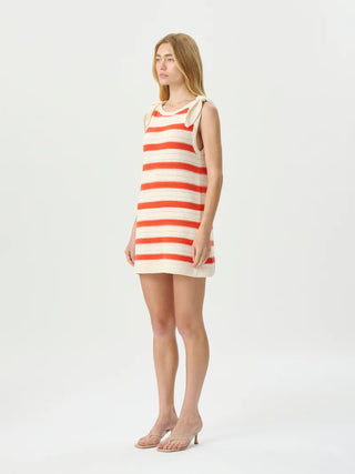 Roame. Manon Knit Dress, Rouge