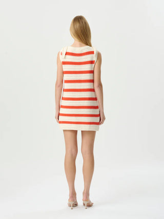 Roame. Manon Knit Dress, Rouge