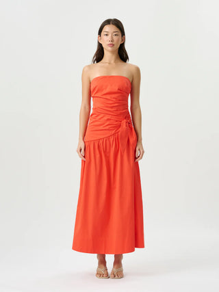 Roame. Rene Tie Dress, Poppy