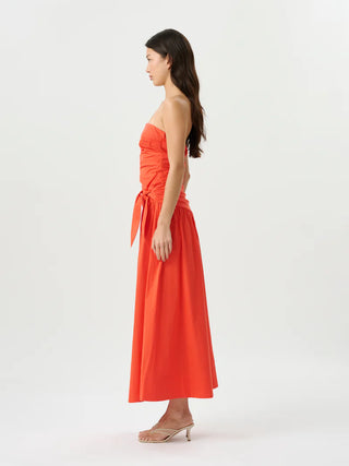 Roame. Rene Tie Dress, Poppy