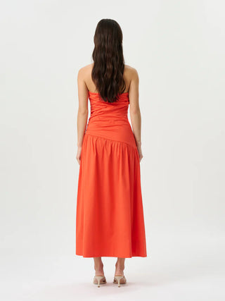Roame. Rene Tie Dress, Poppy
