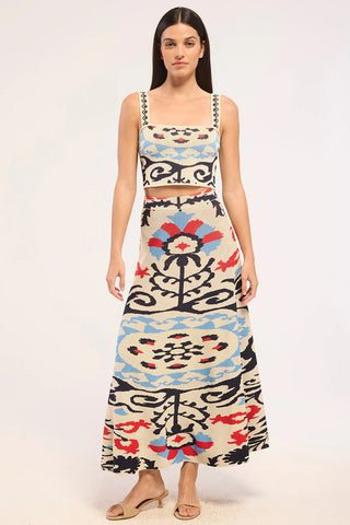 Misa Ocean Skirt, Summer Tapestry