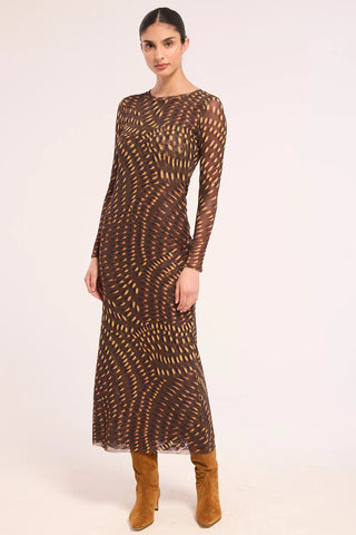 Misa Talula Dress, Moss Organic Geo