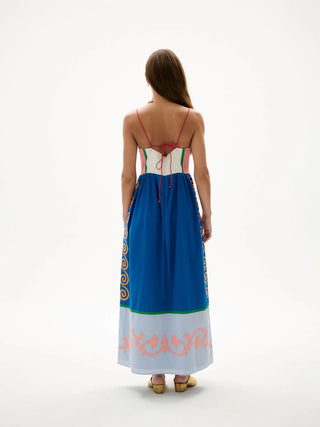 Carolina K Amelia Dress, Multi Applique